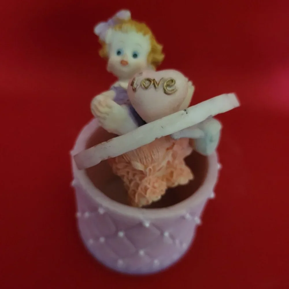 Prestige Baby Love Purple Trinket Box